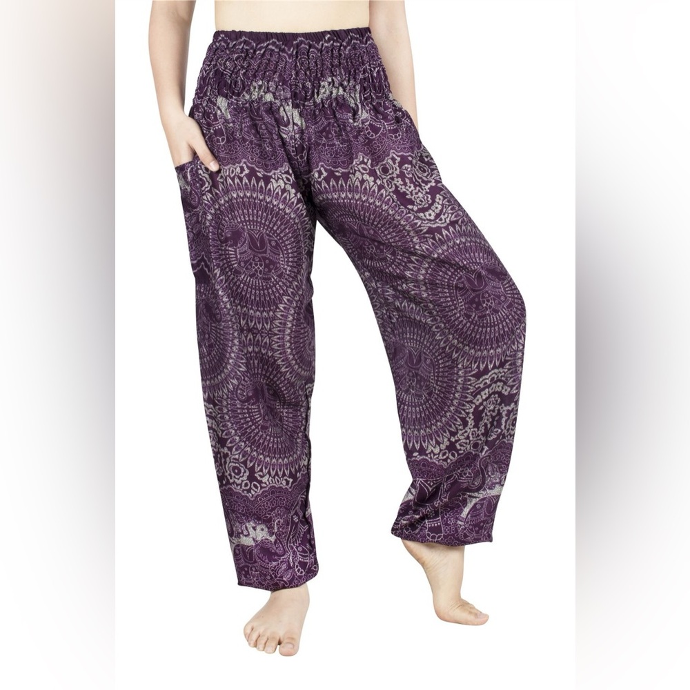 Purple Women's Bohemian Pants